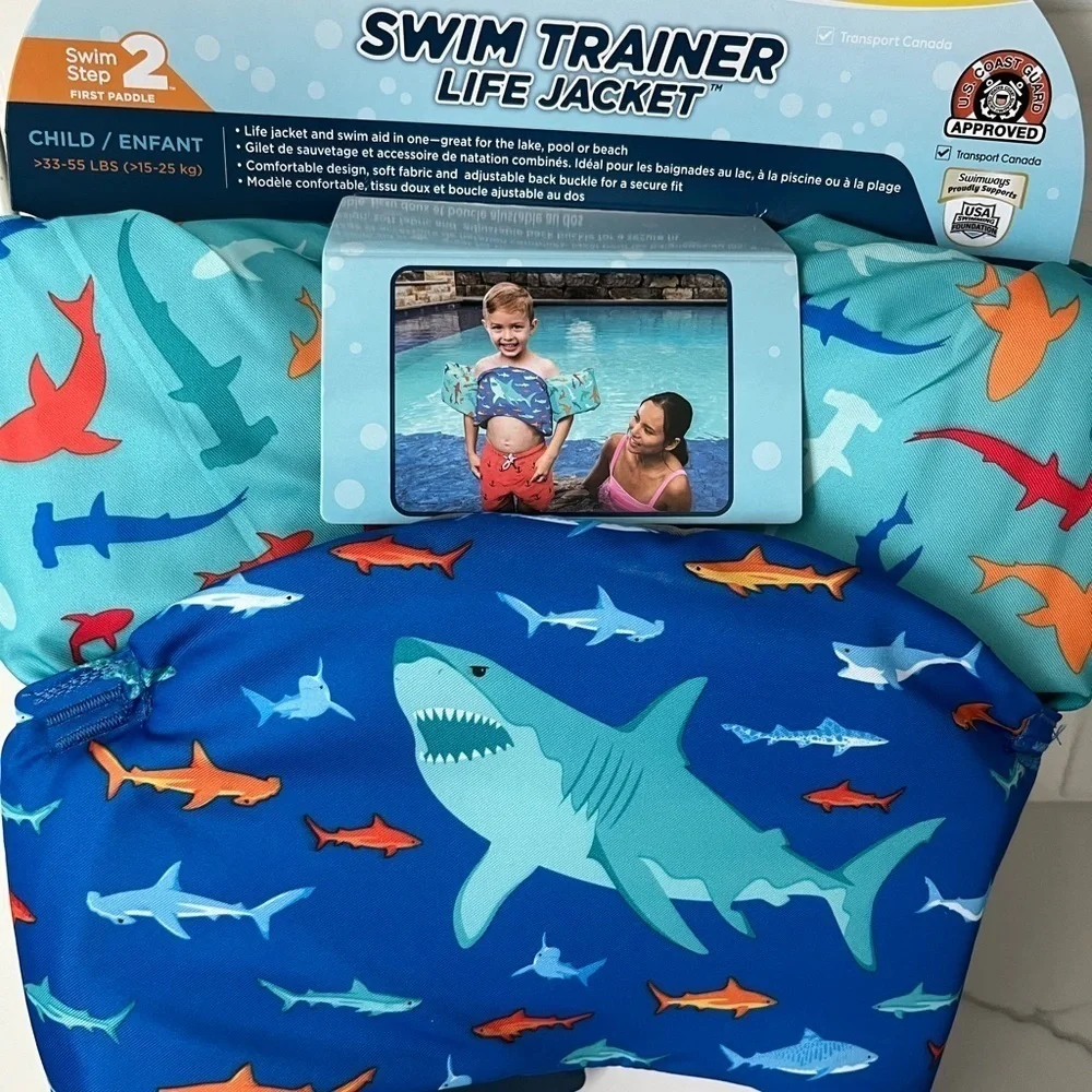 SwimWays Swim Trainer Life Jacket - Shark (6067368)